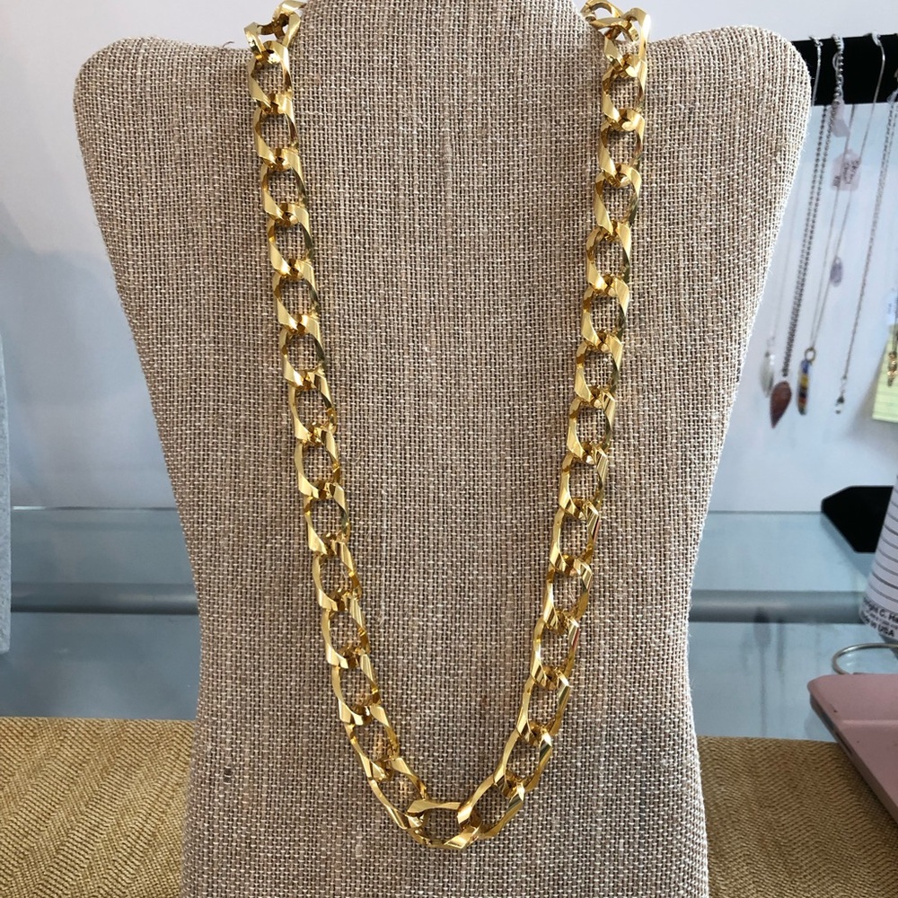 Vintage Anne Klein chunky link necklace